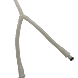 Y-piece silicone tubing connector