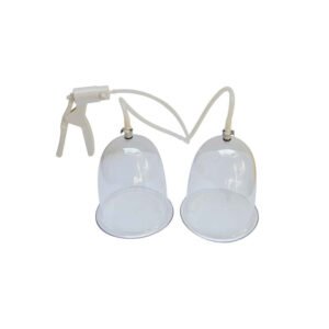 iMEDiHelp BustBeauty breast enlargement system with two vacuum cups and manual pump