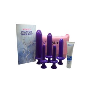 Softlilate Vaginal Dilator Set with discreet storage bag and accessories, trusted by NHS for gynecology, radiotherapy, and women’s health rehabilitation